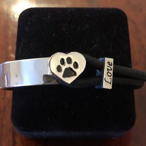 Love My Pet Bracelet 2Tone w/Black
